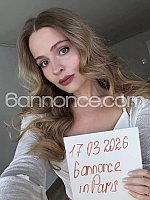 Escort Paris Kate à Paris